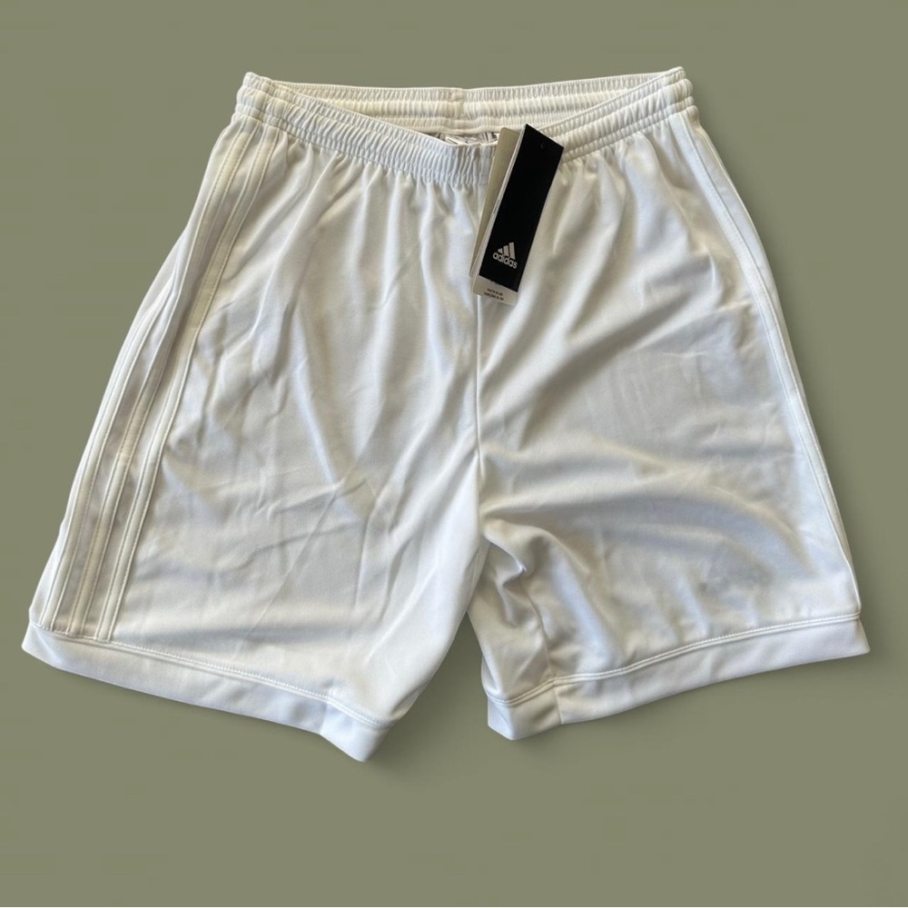 Adidas Squad 17 Youth XL White Shorts - New with Tags